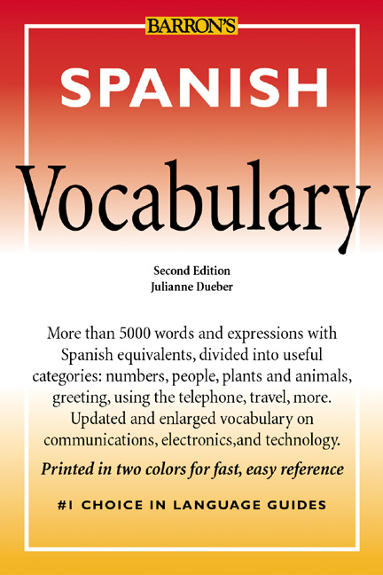 Spanish Vocabulary  2nd by Julianne Dueber eBook
